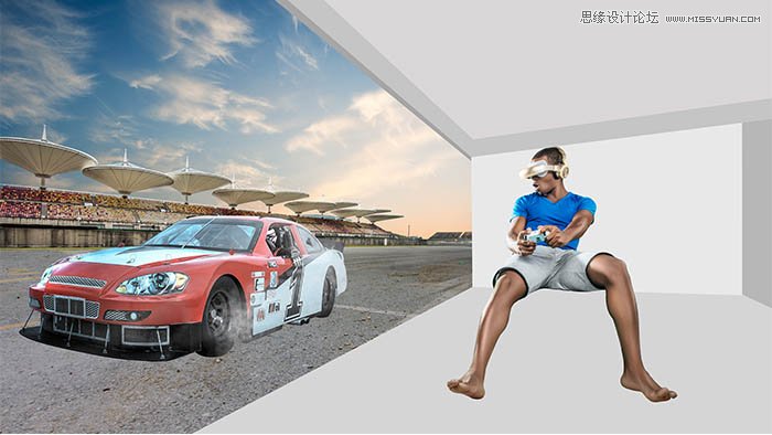 PS详细解析海报设计中的透视原理