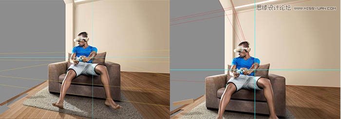 PS详细解析海报设计中的透视原理