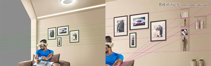 PS详细解析海报设计中的透视原理