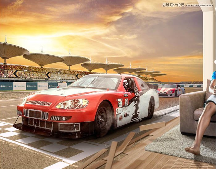 PS详细解析海报设计中的透视原理