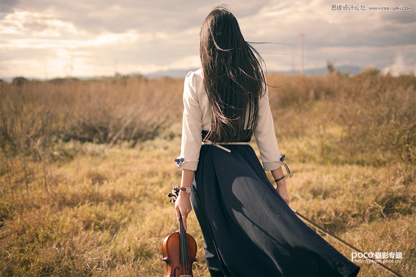 ps调出外景人像怀旧复古电影效果