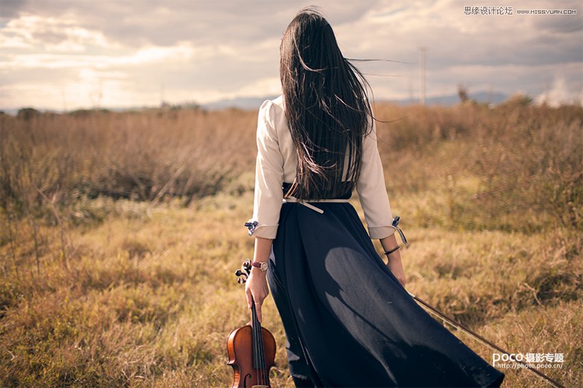 ps调出外景人像怀旧复古电影效果