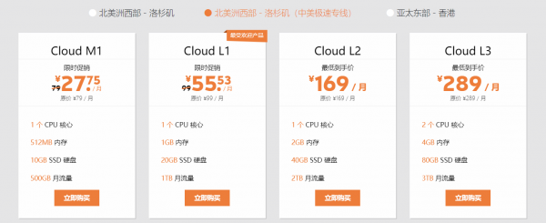 半年免费换IP？ 纯SSD CN2美国云服务器年付低至348元