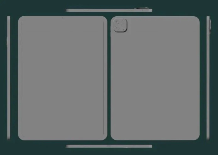 苹果新款 iPad Pro 11 英寸 CAD 设计图片曝光：厚度不变，长度和宽度稍微减少