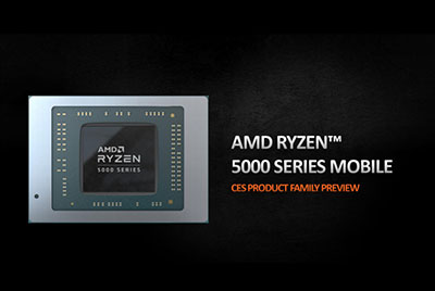 AMD正式发布锐龙5000U/5000H：Zen3架构、两天不用充电！