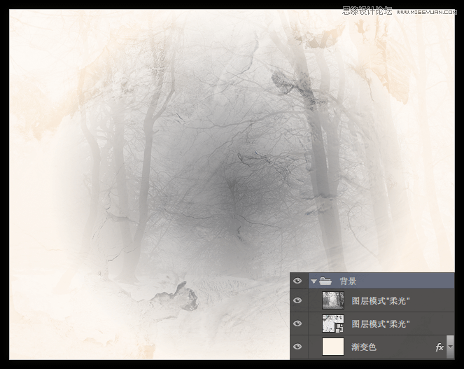 PS合成古典风格的美女头像教程