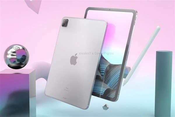 iPad Pro 2021款全新渲染图 两种尺寸硬件配置大幅升级