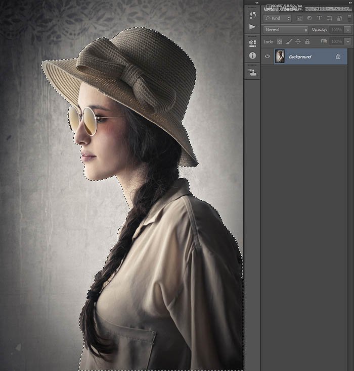 用PS制作室内人像唯美的逆光效果图