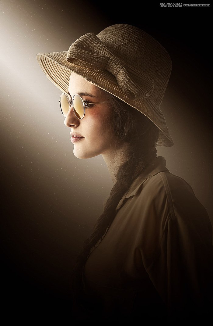 用PS制作室内人像唯美的逆光效果图