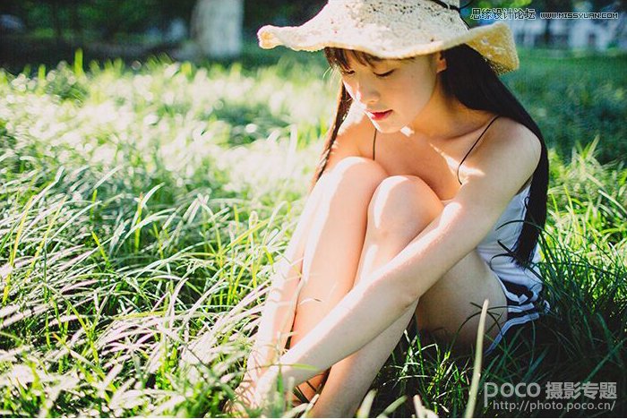 PS结合LR校正严重曝光不足的外景人像