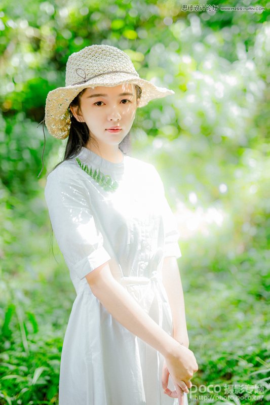 PS加LR软件为人像照片调出日系清新效果