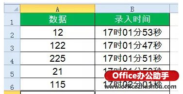excel数据录入 动态记录Excel数据录入时间的技巧 excel数据录入 动态记录Excel数据录入时间的技巧