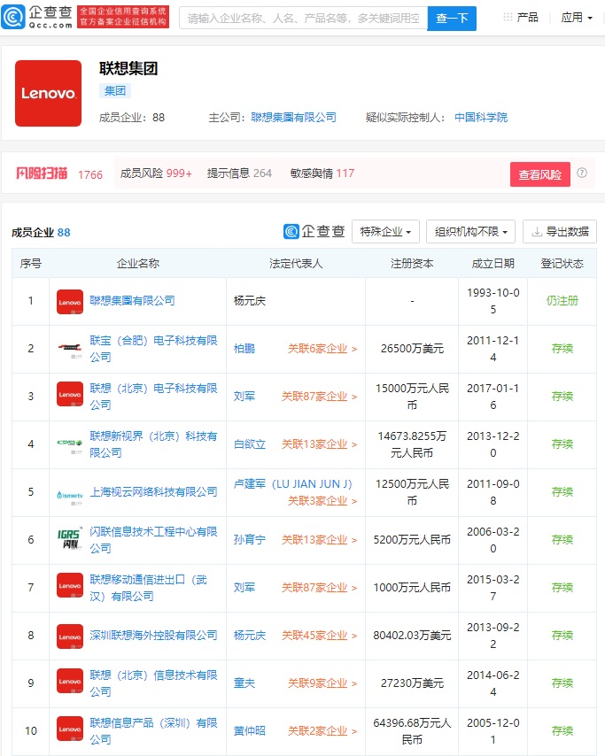 联想集团已接受科创板上市辅导，此前称预计募资 100 亿元