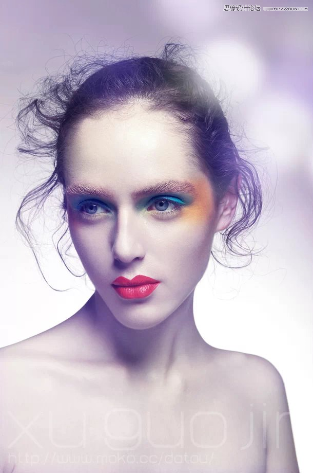 PS调出人物肖像时尚大片封面效果