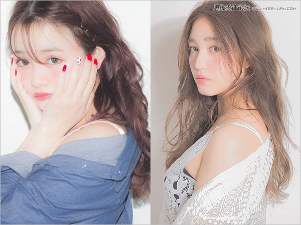 ps调出人像照片粉嫩的肤色效果