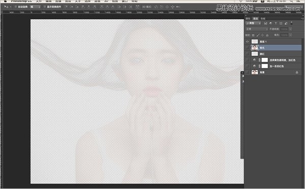 ps调出人像照片粉嫩的肤色效果