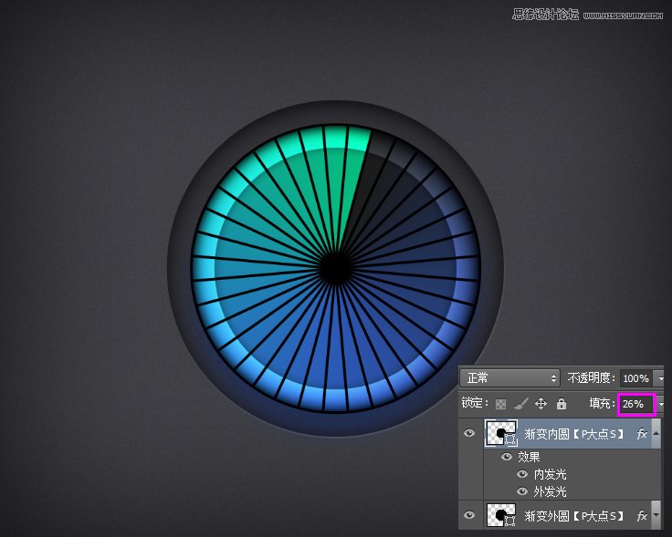 巧用PS图层样式绘制精彩色的按钮图标