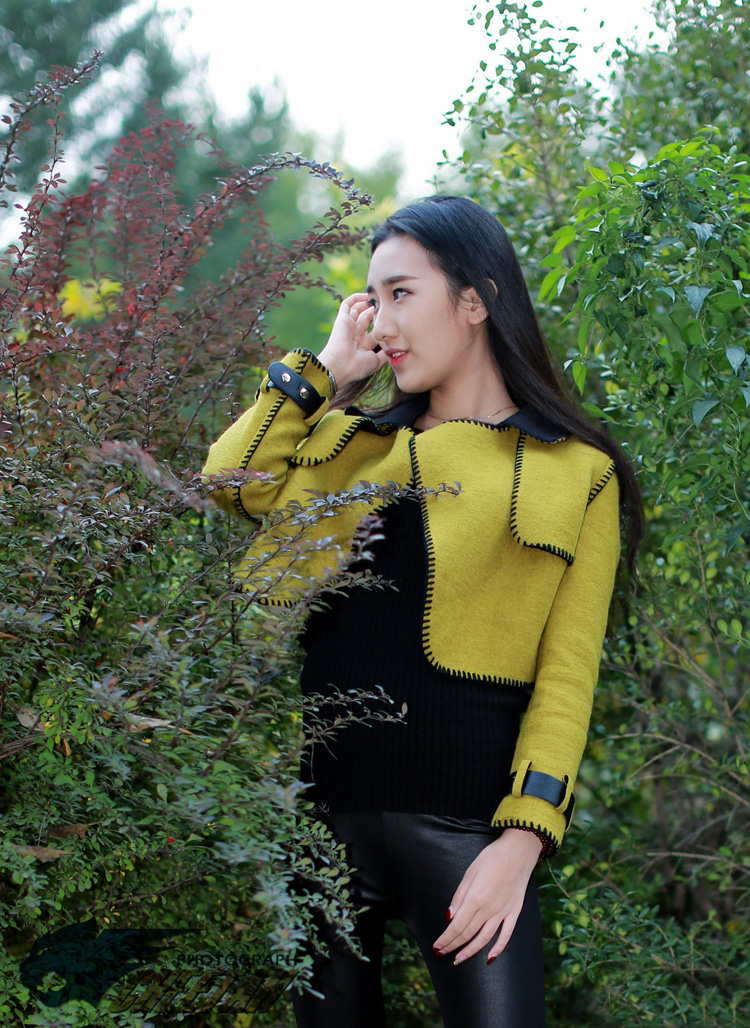 ps给外景美女人像添加夕阳光效美景