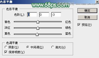 用PS给春季外景女孩添加柔和逆光效果