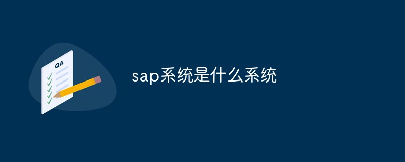 sap系统是什么系统
