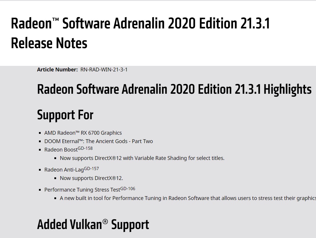 AMD 发布 21.3.1 版显卡驱动更新,新增烤机工具