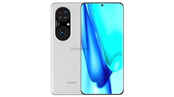 华为P50 Pro全新高清渲染图曝光:徕卡双圆四摄实锤