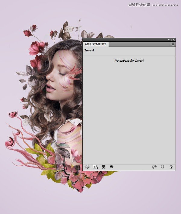 ps合成创意的花朵人像效果图