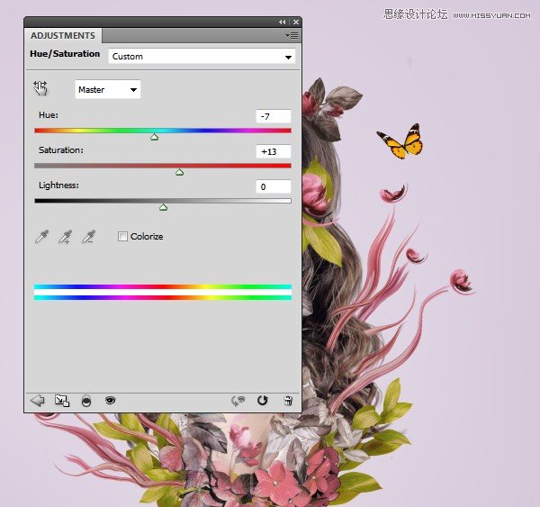 ps合成创意的花朵人像效果图