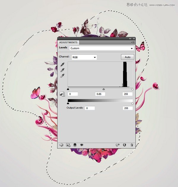 ps合成创意的花朵人像效果图