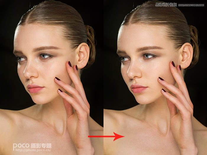 巧用ps插件给人像保留细节后期磨皮