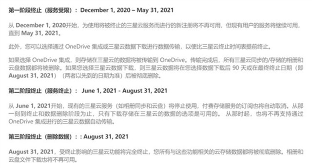 三星云功能将会在6月30日关闭，请立即迁移文件