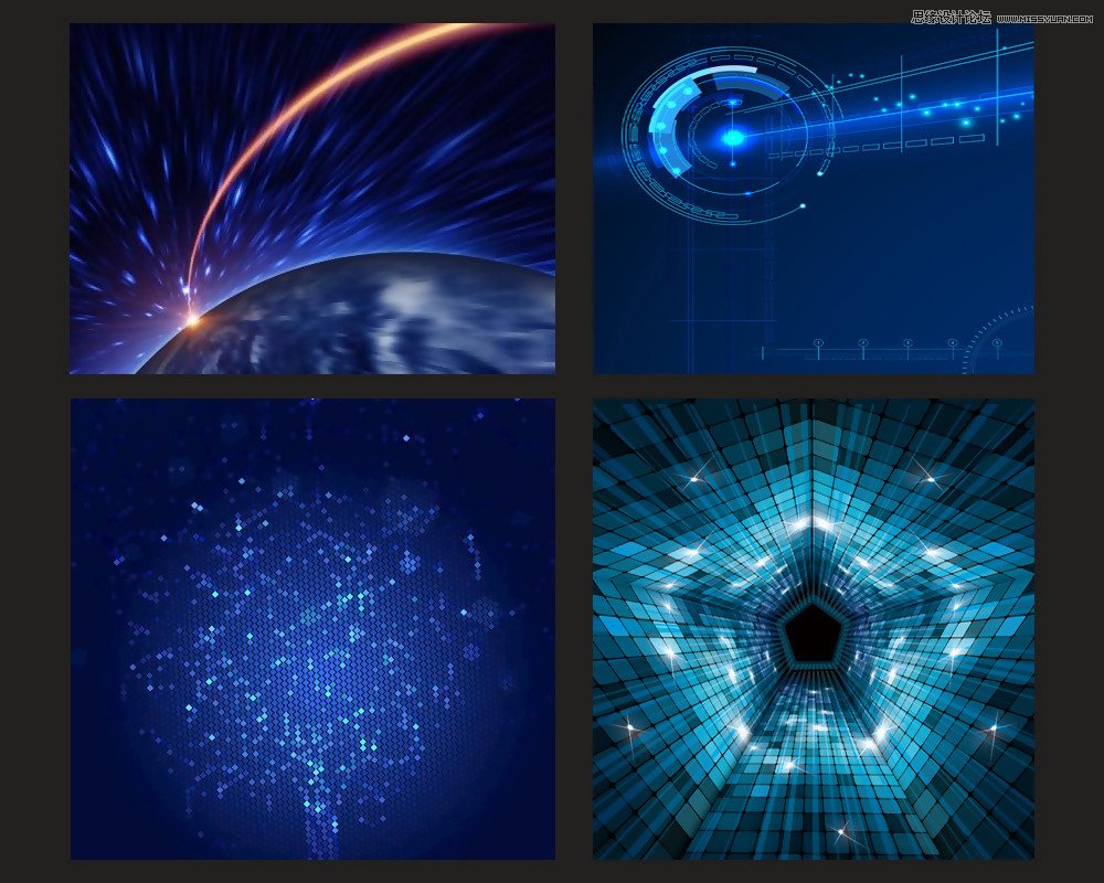 PS软件设计时尚简洁的超炫光效字体