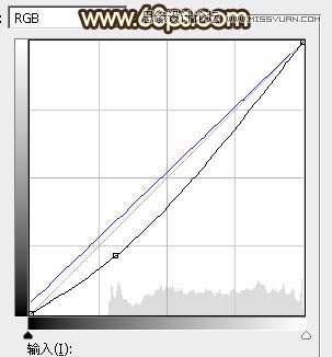 ps给外景欧美人像添加夕阳美景效果