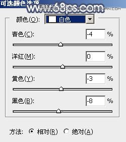 PS调出中国风美白外景艺术蓝色调