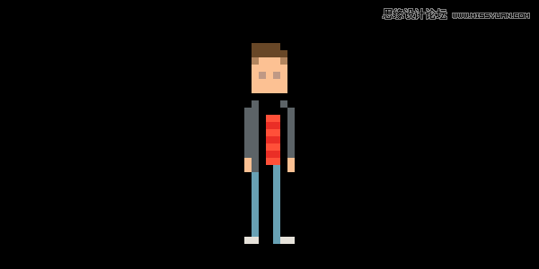 如何用PS绘制像素风格的图像和人物