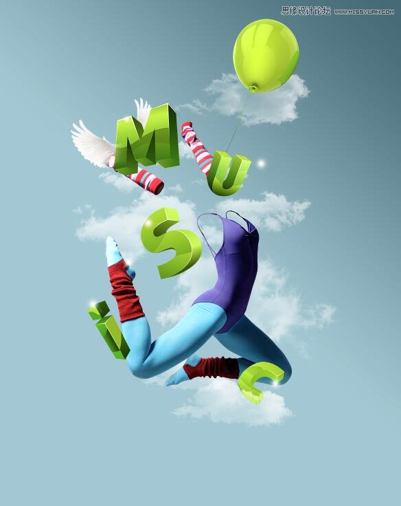 ps设计音乐厅形象站台广告