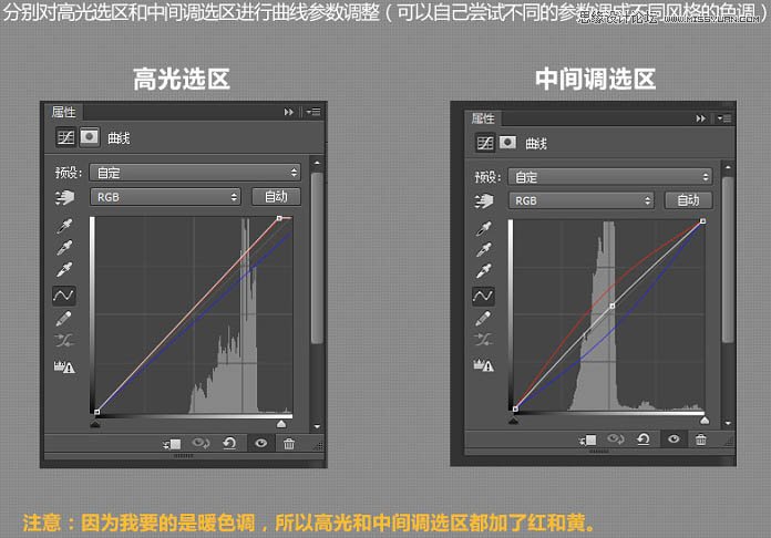 用PS给海边美女添加暖色逆光效果