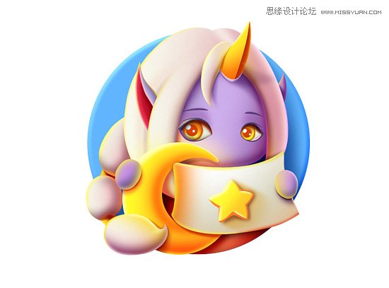 ps绘制立体精致的游戏图标