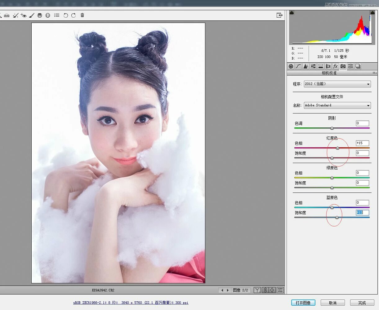 PS给美女私房照添加唯美雪景效果