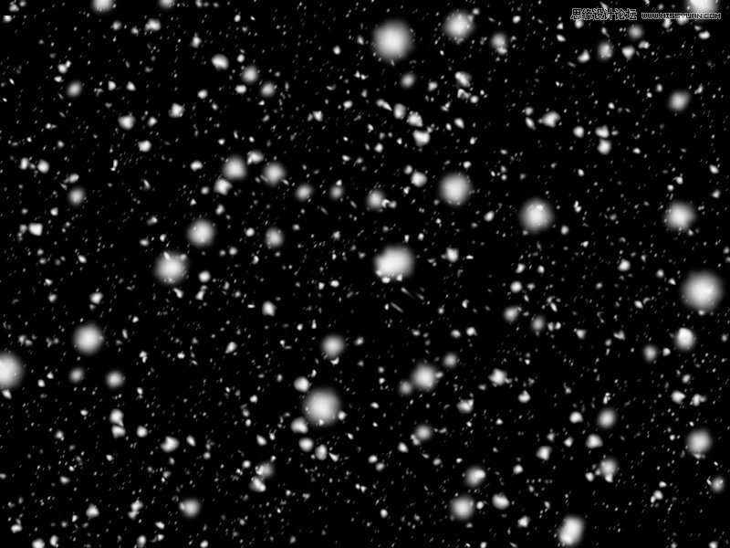 PS给美女私房照添加唯美雪景效果