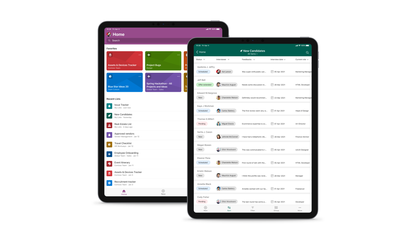 微软 Microsoft Lists 应用上线苹果 iPadOS 应用商店：为团队工作服务