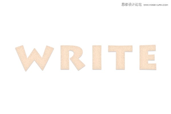 ps快速的制作纸边撕裂的艺术字