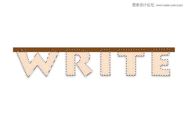 ps快速的制作纸边撕裂的艺术字