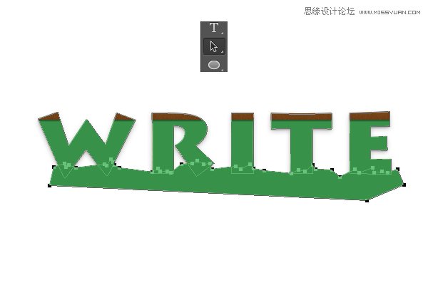 ps快速的制作纸边撕裂的艺术字