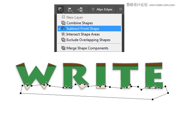 ps快速的制作纸边撕裂的艺术字