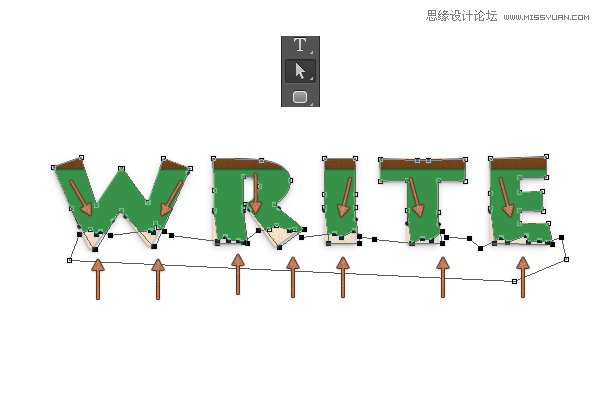 ps快速的制作纸边撕裂的艺术字