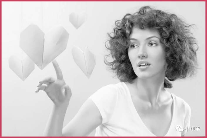 用PS快速抠出卷发的美女人像