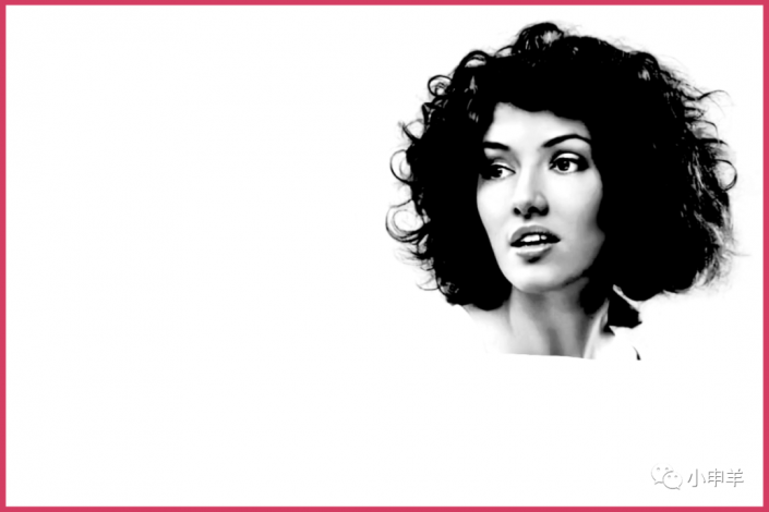 用PS快速抠出卷发的美女人像