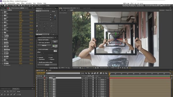 PS制作创意的德罗斯特效应效果