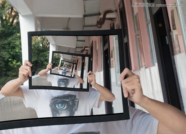 PS制作创意的德罗斯特效应效果